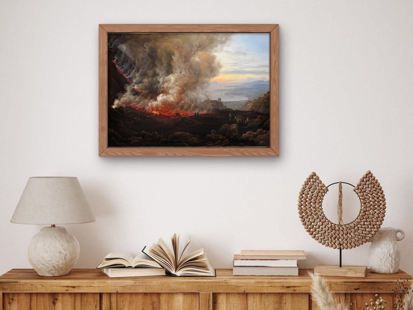 An Eruption of Vesuvius by Johan Christian Dahl, 1824, Romanticism and Classical Landscapes, fine art print