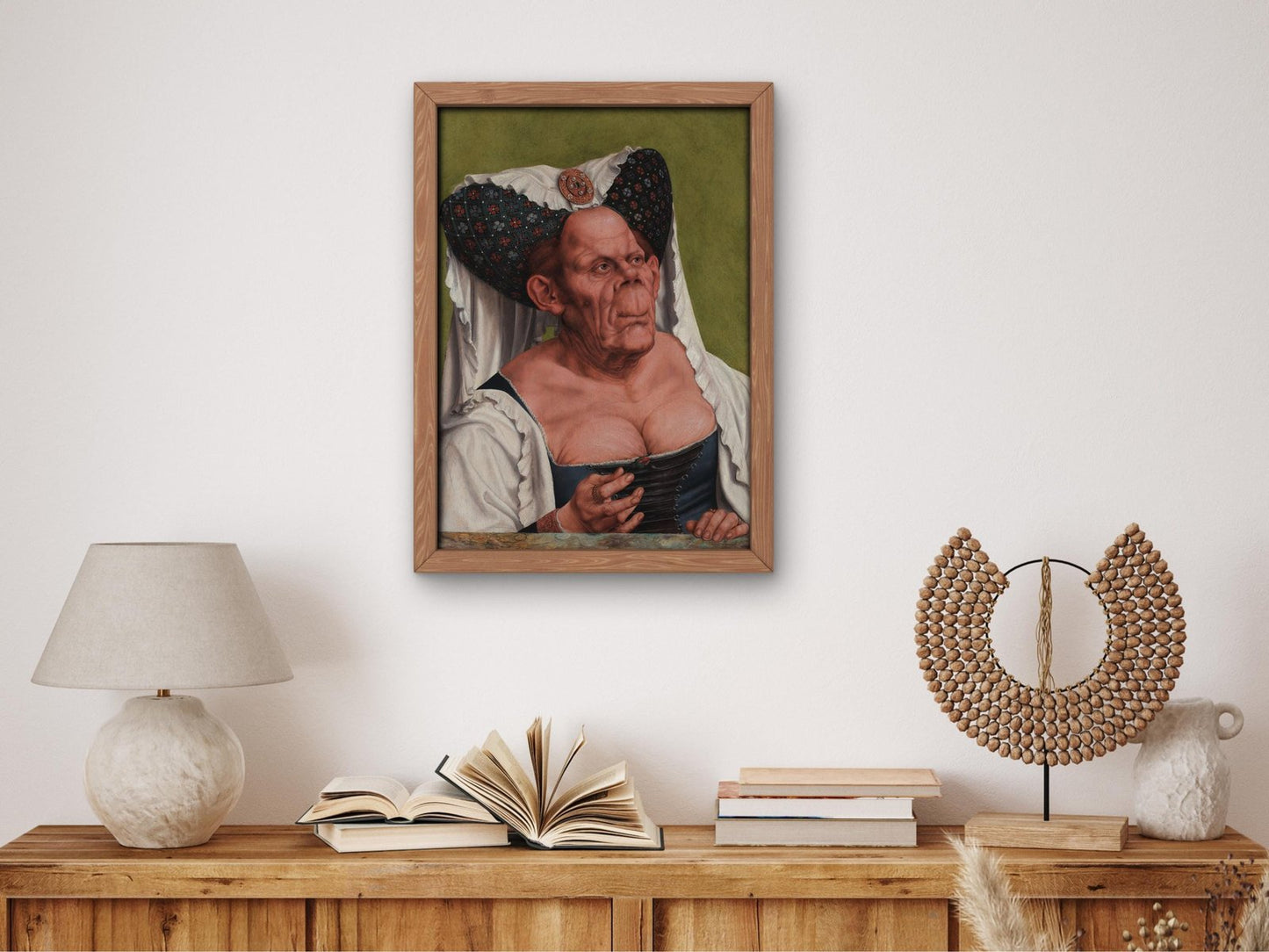 An Old Woman by Quentin Metsys, 1513, Renaissance, fine art print
