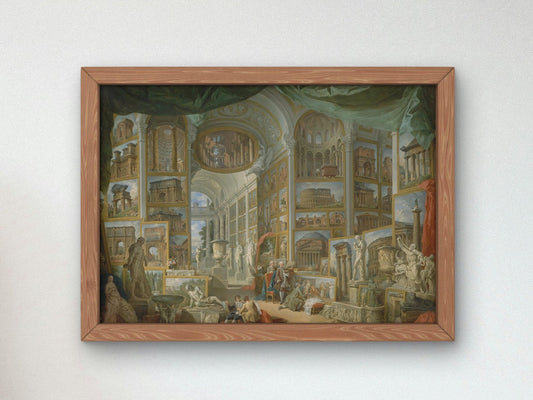 Ancient Rome by Giovanni Paolo Panini, 1757, Rococo and Neoclassicism, fine art print