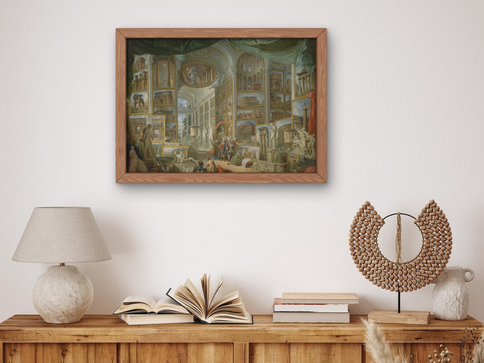 Ancient Rome by Giovanni Paolo Panini, 1757, Rococo and Neoclassicism, fine art print