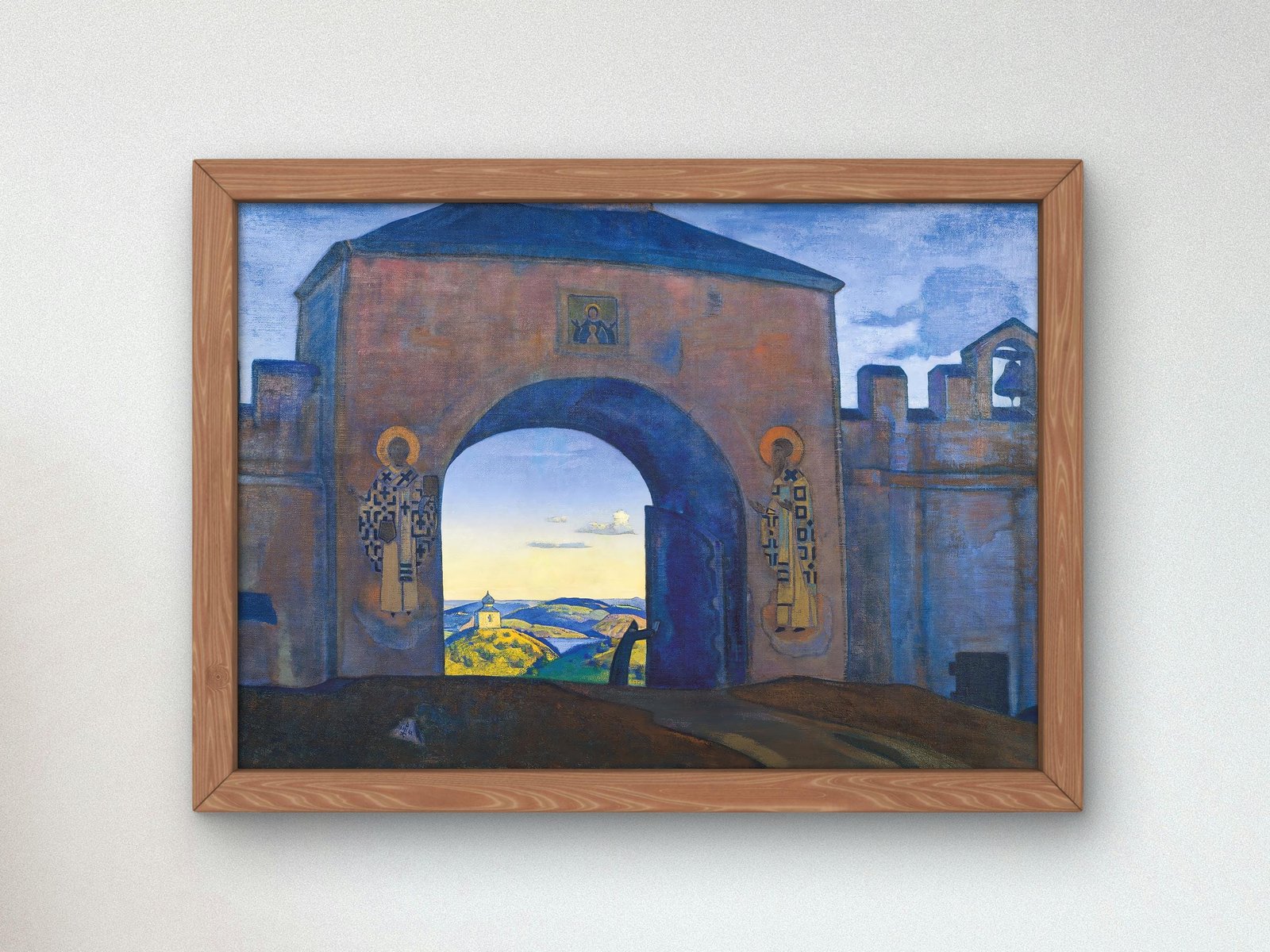 And We are Opening the Gates by Nicolas Roerich, 1922, Futurism and Constructivism, fine art print