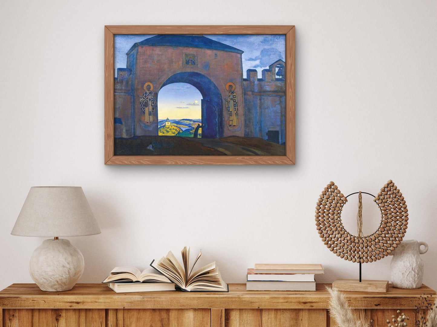 And We are Opening the Gates by Nicolas Roerich, 1922, Futurism and Constructivism, fine art print