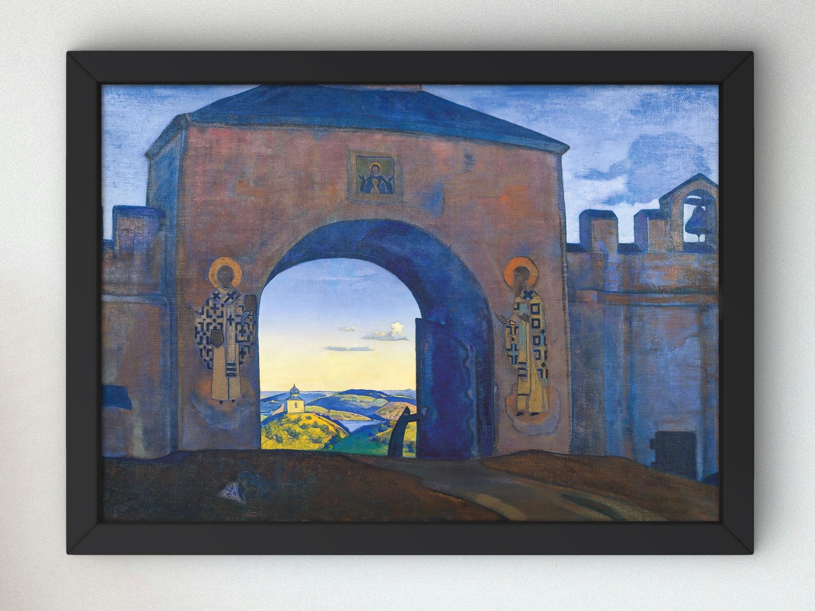And We are Opening the Gates by Nicolas Roerich, 1922, Futurism and Constructivism, fine art print