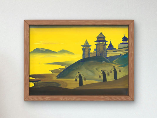And We are Trying by Nicolas Roerich, 1922, Futurism and Constructivism, fine art print