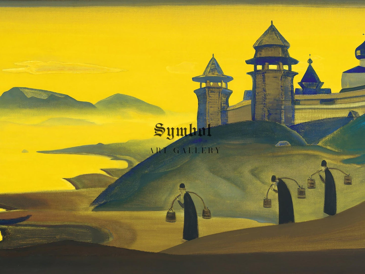 And We are Trying by Nicolas Roerich, 1922, Futurism and Constructivism, fine art print