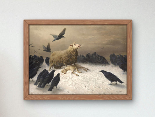 Anguish by August Friedrich Schenck, 1878, Realism and Naturalism, fine art print