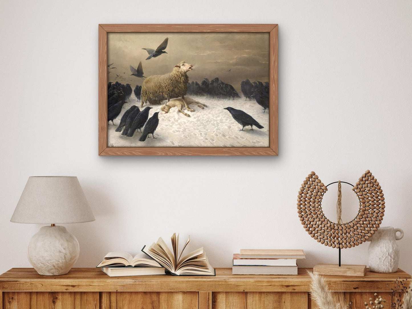 Anguish by August Friedrich Schenck, 1878, Realism and Naturalism, fine art print