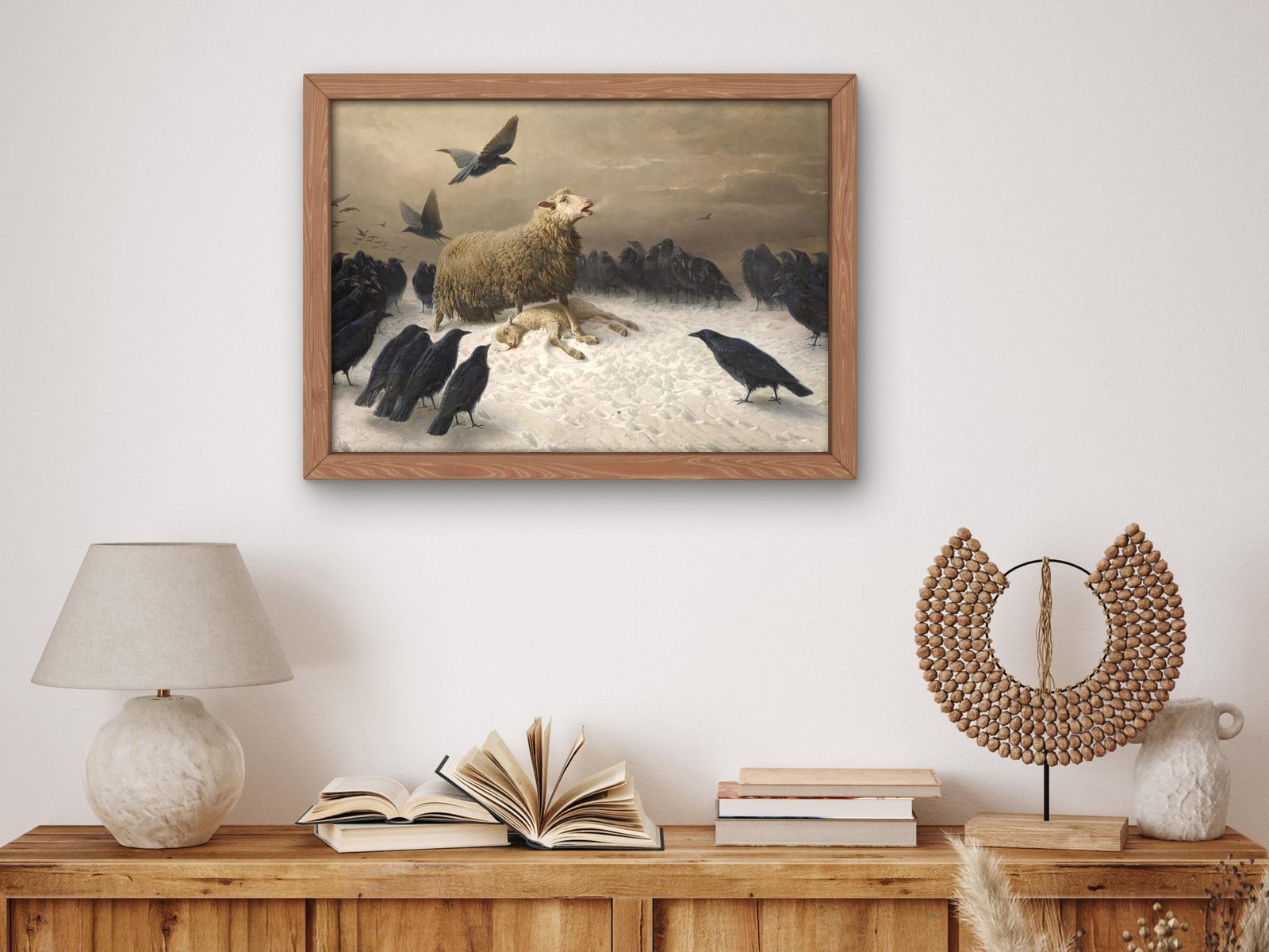 Anguish by August Friedrich Schenck, 1878, Realism and Naturalism, fine art print