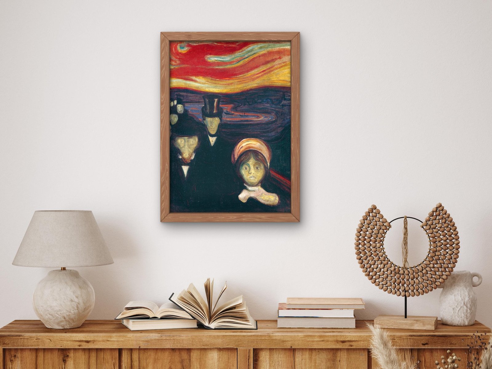 Anxiety by Edvard Munch, 1894, Expressionism, fine art print