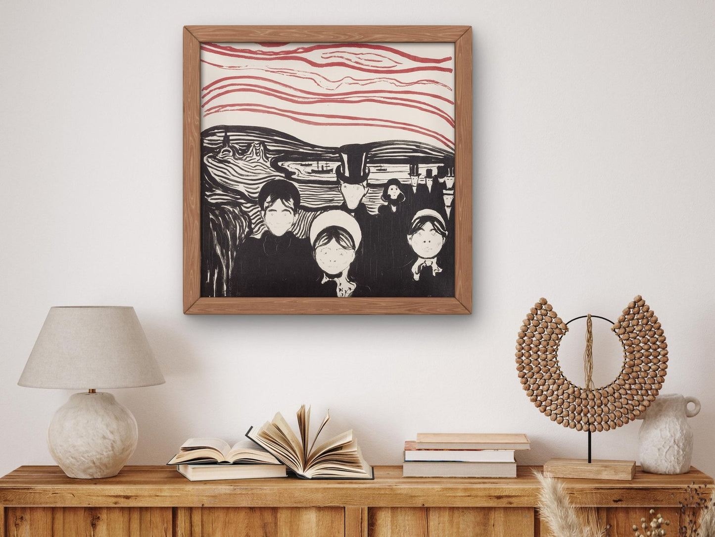 Anxiety II by Edvard Munch, 1894, Expressionism, fine art print