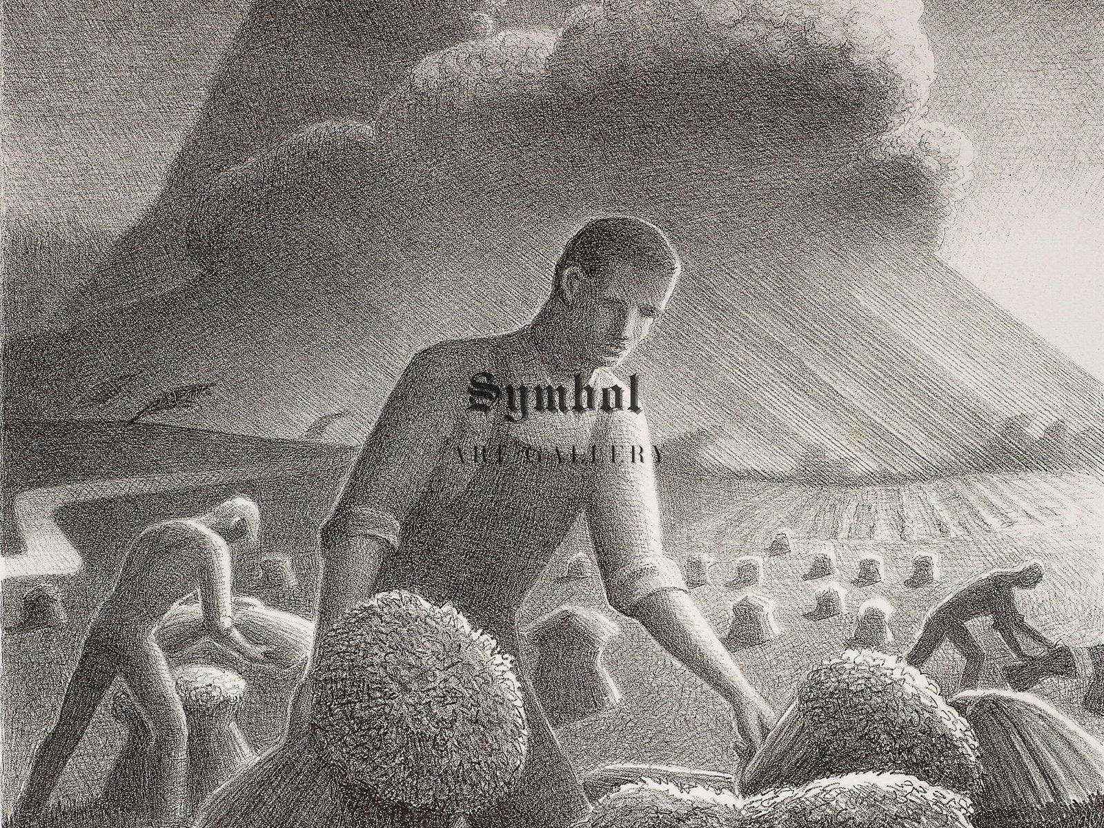 Approaching Storm by Grant Wood, 1940, Art Deco and American Modernism, fine art print