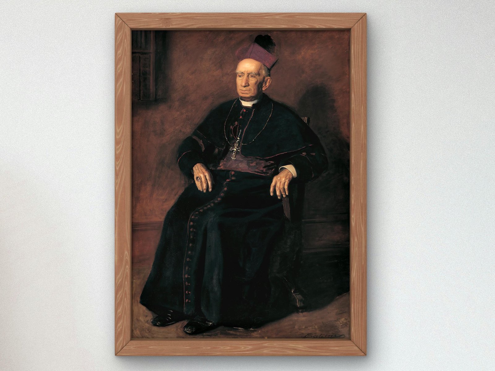 Archbishop William Henry Elder by Thomas Eakins, 1903, Realism and Naturalism, fine art print