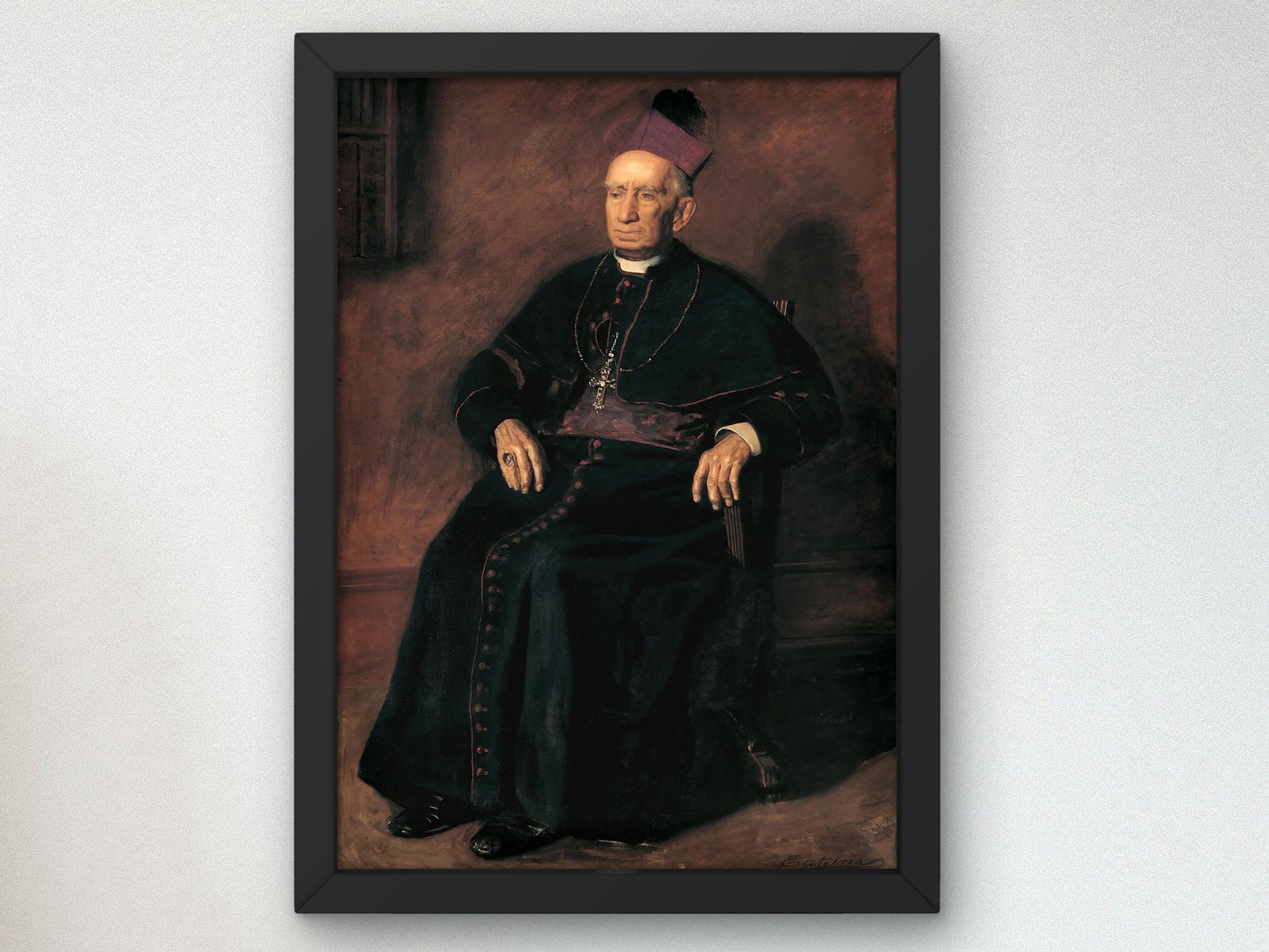Archbishop William Henry Elder by Thomas Eakins, 1903, Realism and Naturalism, fine art print