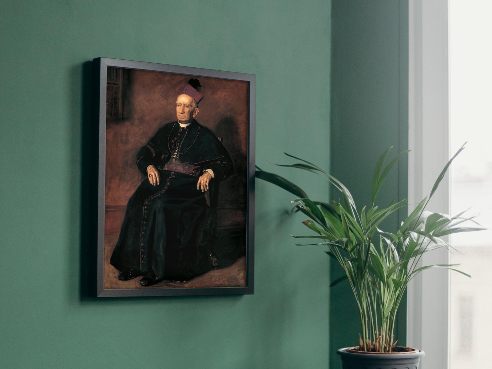 Archbishop William Henry Elder by Thomas Eakins, 1903, Realism and Naturalism, fine art print