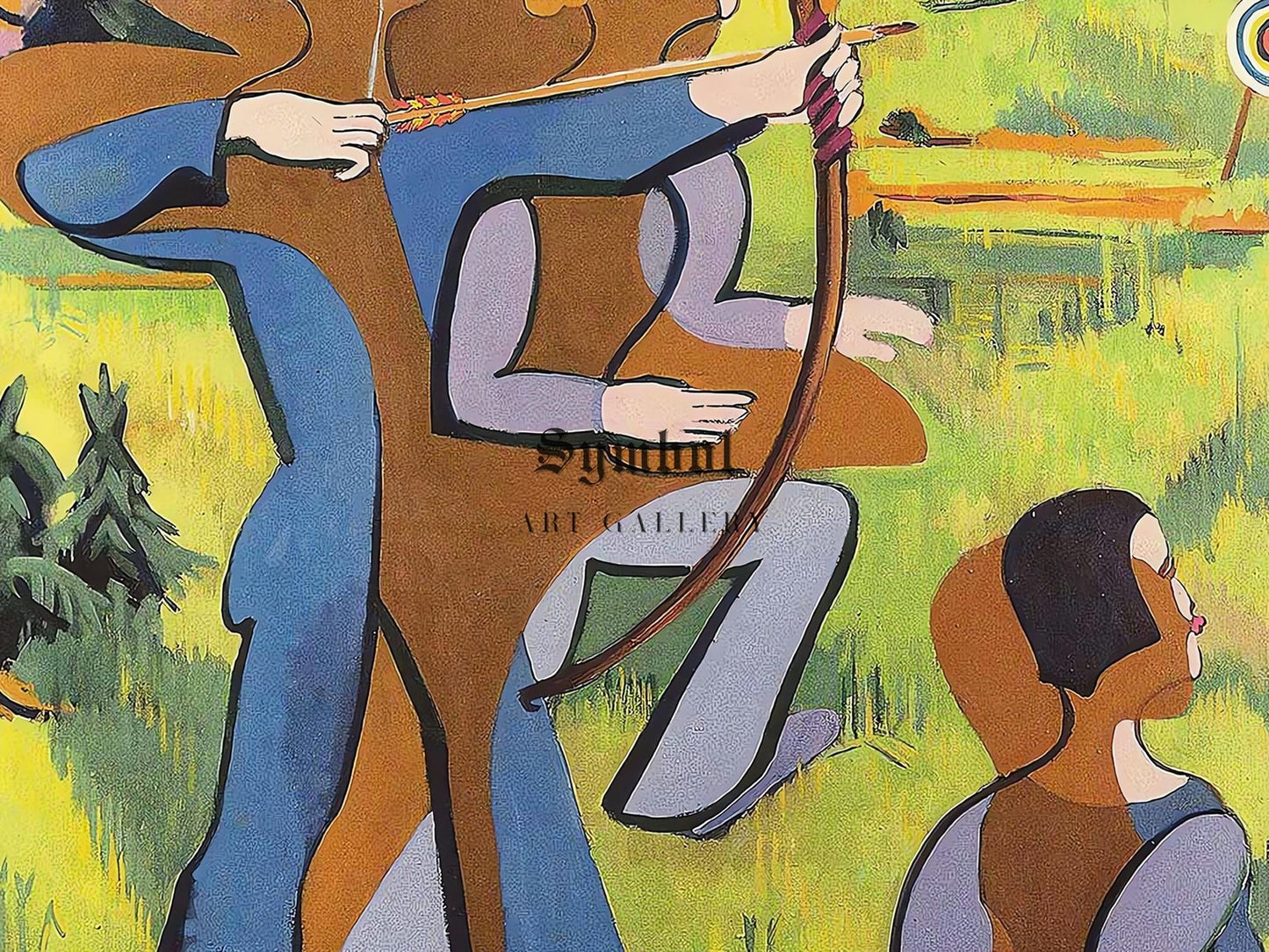 Archers by Ernst Ludwig Kirchner, 1935, Expressionism and Fauvism, fine art print