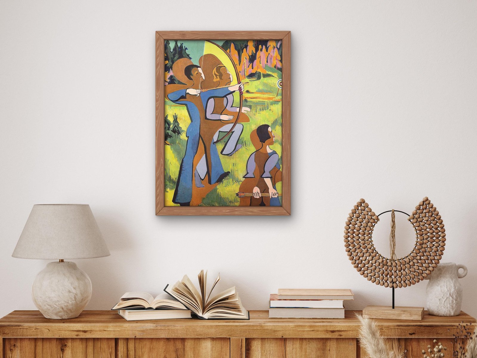 Archers by Ernst Ludwig Kirchner, 1935, Expressionism and Fauvism, fine art print