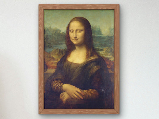 Mona Lisa by Leonardo da Vinci, 1503, Renaissance, fine art print