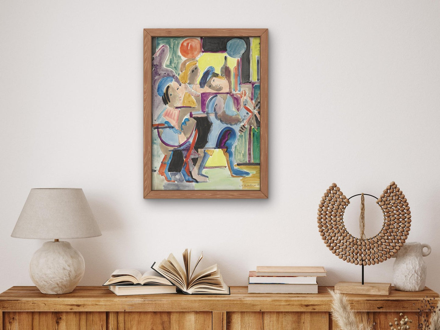 Artisten by Ernst Ludwig Kirchner, 1923, Expressionism and Fauvism, fine art print