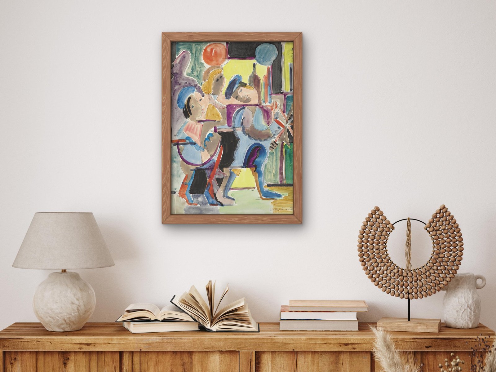 Artisten by Ernst Ludwig Kirchner, 1923, Expressionism and Fauvism, fine art print