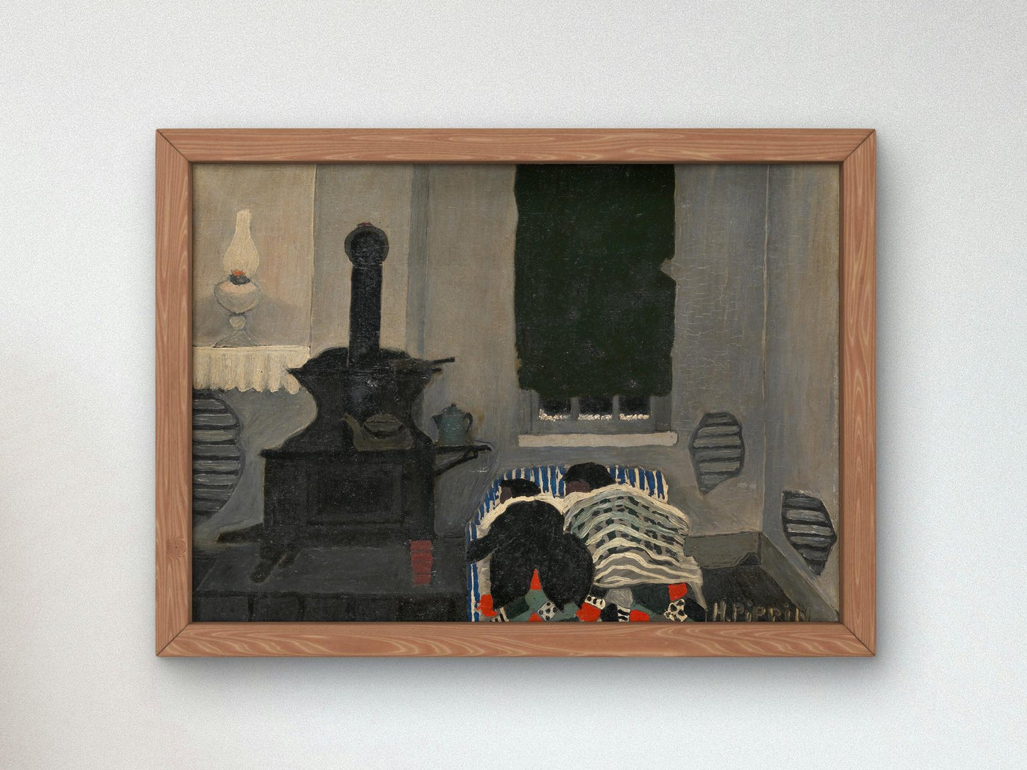 Asleep by Horace Pippin, 1941, American Modernism, fine art print