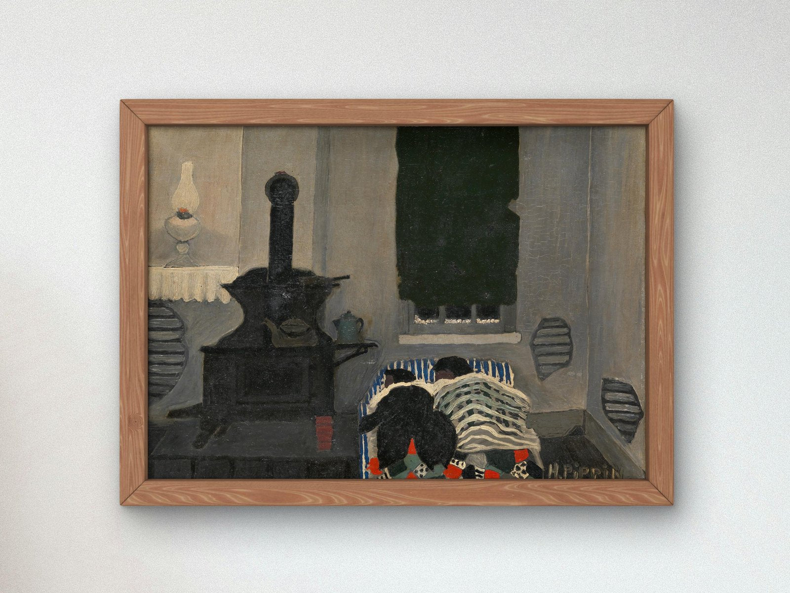 Asleep by Horace Pippin, 1941, American Modernism, fine art print