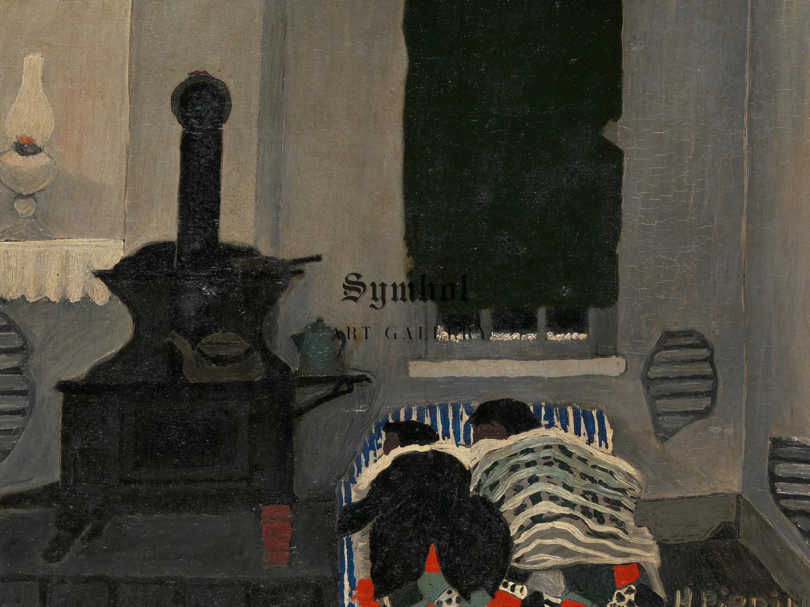 Asleep by Horace Pippin, 1941, American Modernism, fine art print
