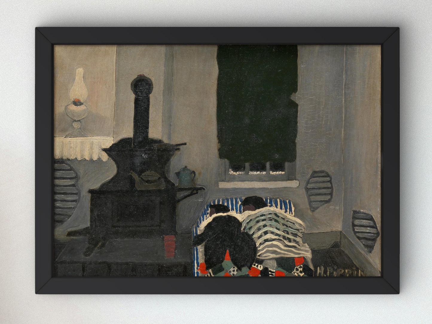 Asleep by Horace Pippin, 1941, American Modernism, fine art print