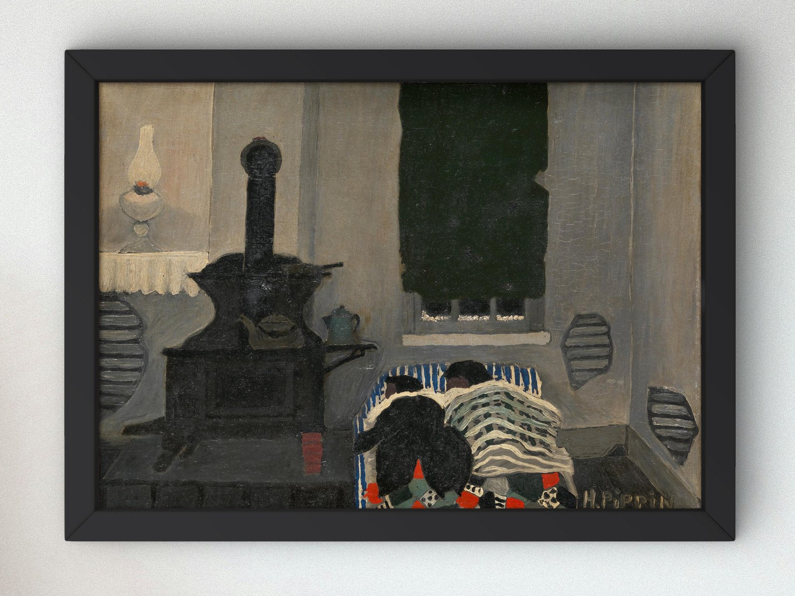 Asleep by Horace Pippin, 1941, American Modernism, fine art print