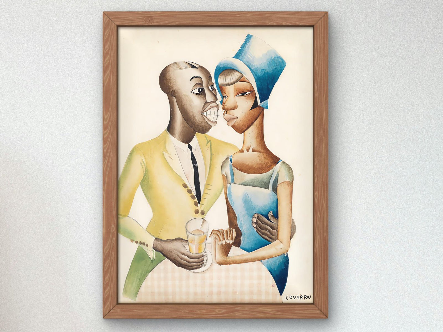 At Leroy's by Miguel Covarrubias, 1924, Art Deco and American Modernism, fine art print