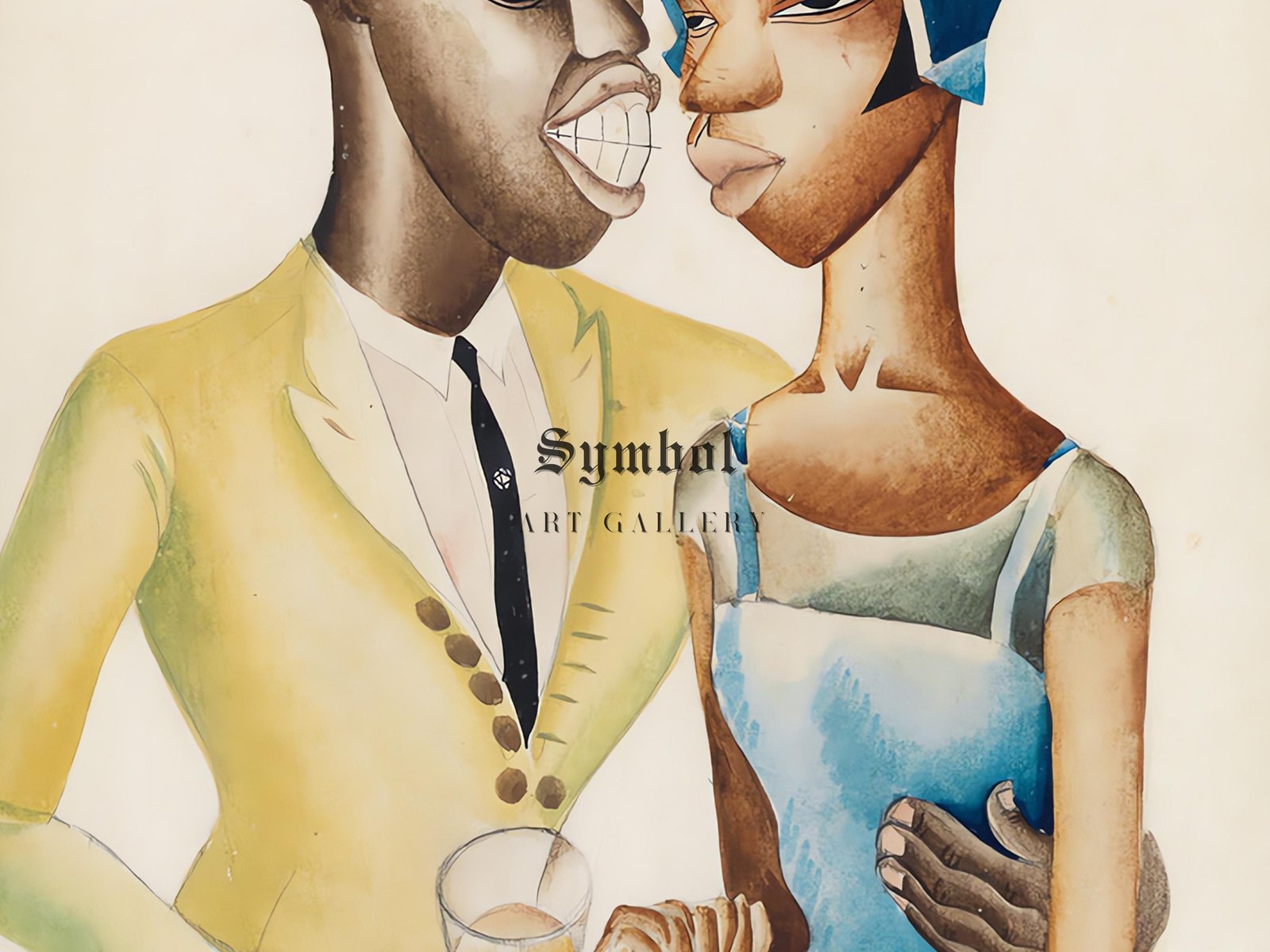 At Leroy's by Miguel Covarrubias, 1924, Art Deco and American Modernism, fine art print