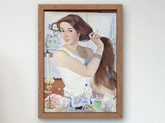 At the Dressing Table by Zinaida Serebryakova, 1909, Art Nouveau and Belle Époque, fine art print