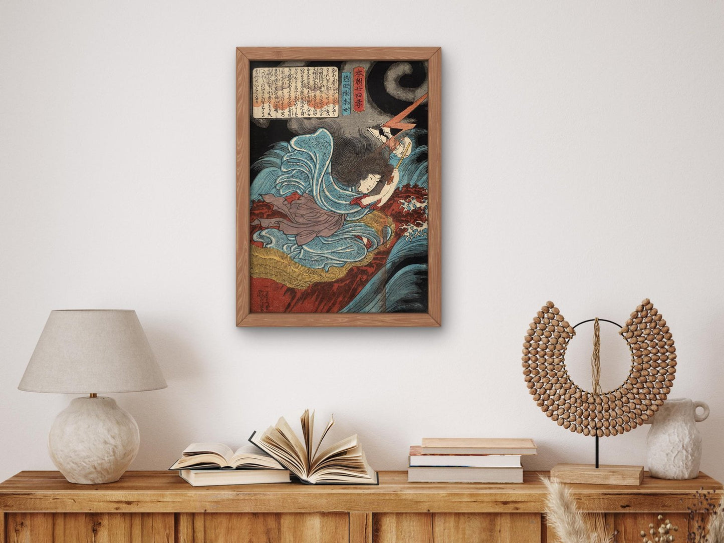 Atsuta no en Uneme by Utagawa Kuniyoshi, 1842, Japanese Woodblock Prints, fine art print