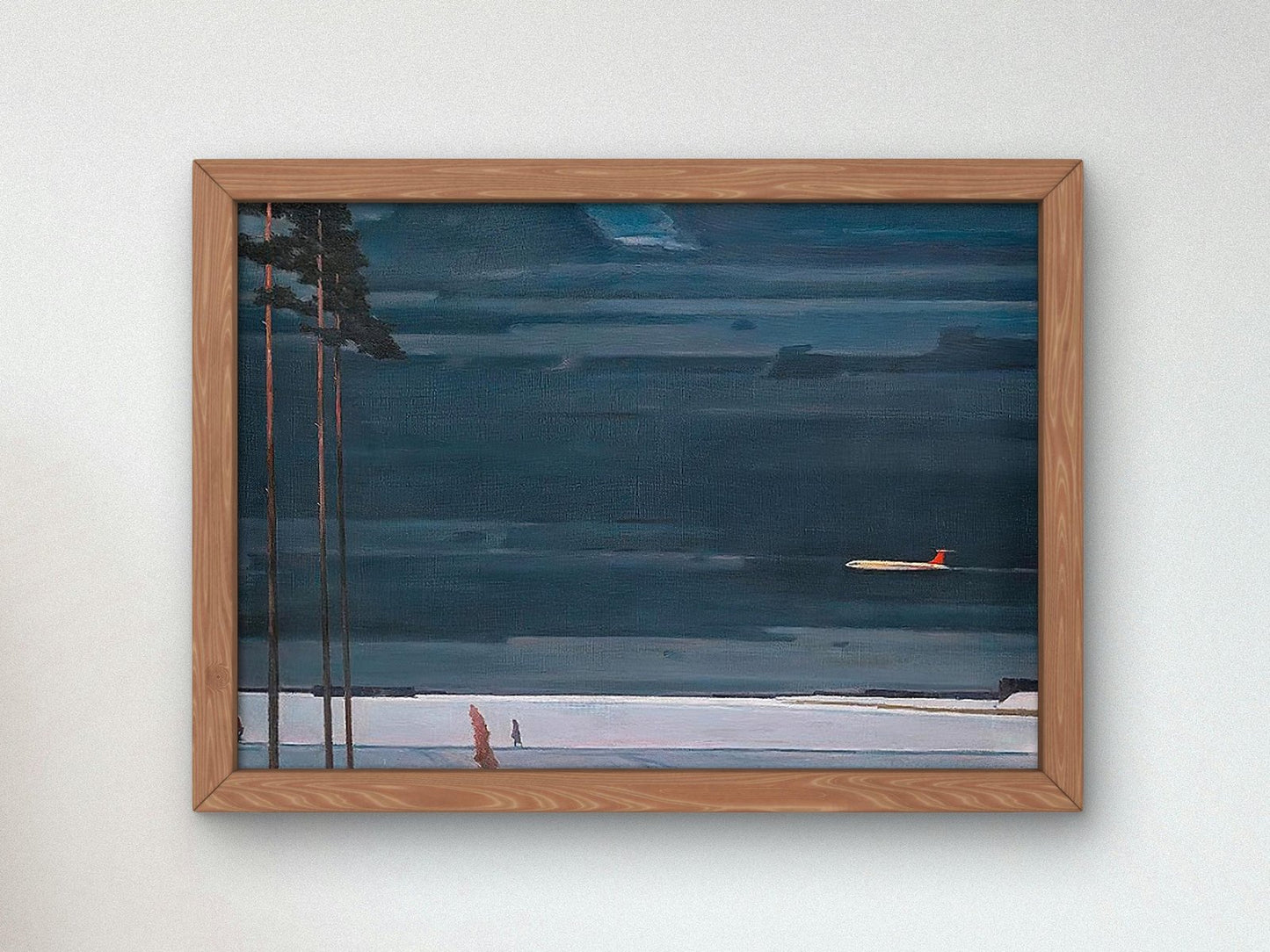 Au-dessus des neiges by Gueorgui Nisski, 1964, Realism and Naturalism, fine art print