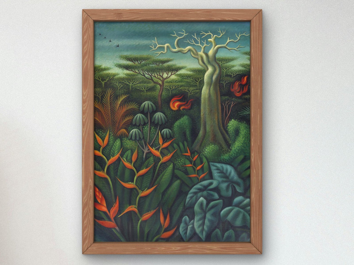 Aves del Paraiso by Miguel Covarrubias, 1941, Art Deco and American Modernism, fine art print