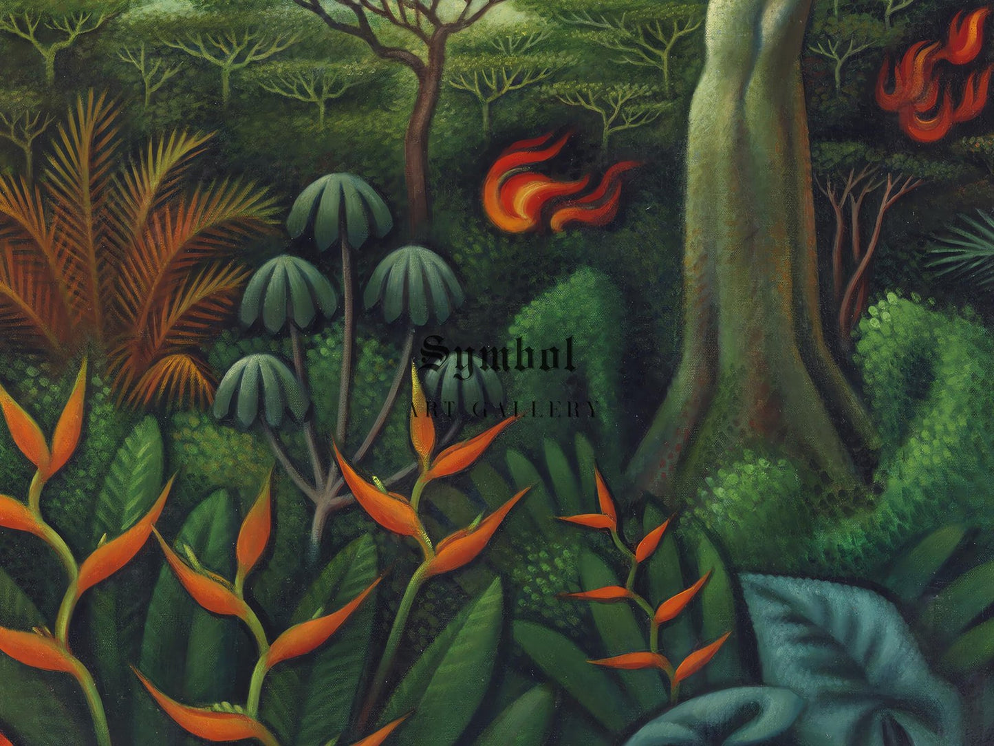 Aves del Paraiso by Miguel Covarrubias, 1941, Art Deco and American Modernism, fine art print