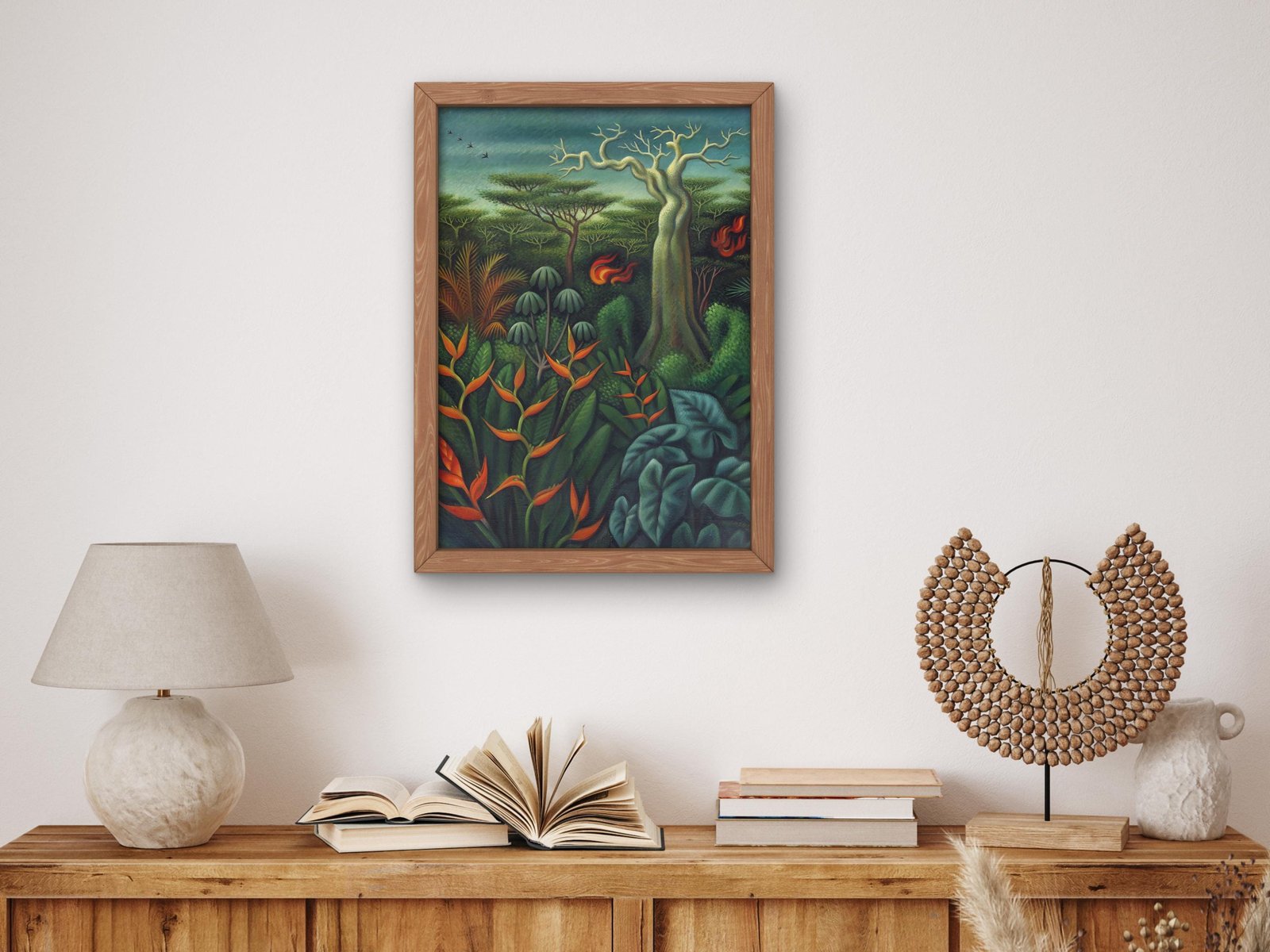 Aves del Paraiso by Miguel Covarrubias, 1941, Art Deco and American Modernism, fine art print