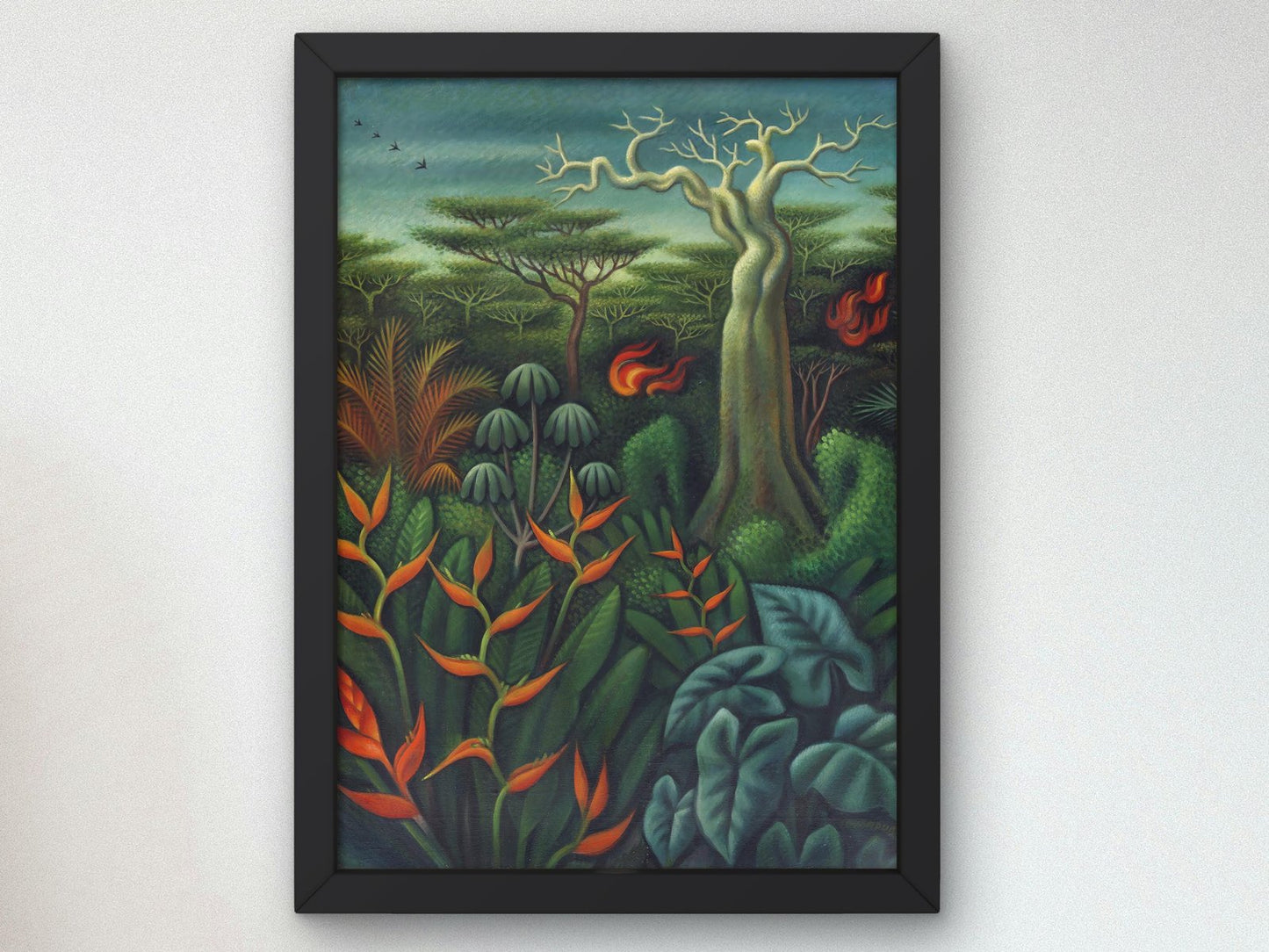 Aves del Paraiso by Miguel Covarrubias, 1941, Art Deco and American Modernism, fine art print