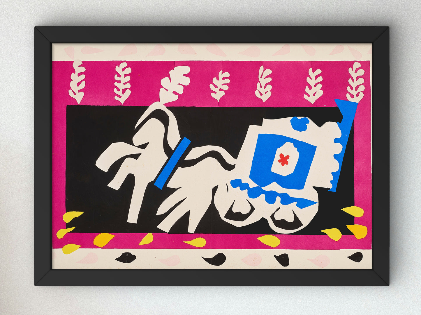 Pierrot's Funeral by Henri Matisse 1947, Wall Art Print, Fine Art Reproduction, Museum Quality Decor, Poster