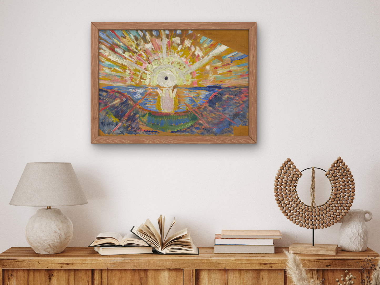 The Sun by Edvard Munch 1910, Wall Art Print, Fine Art Reproduction, Museum Quality Decor, Poster