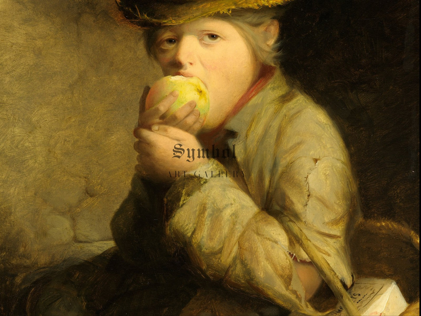A Match Seller by David Gilmour Blythe 1859, Wall Art Print, Fine Art Reproduction, Museum Quality Decor, Poster