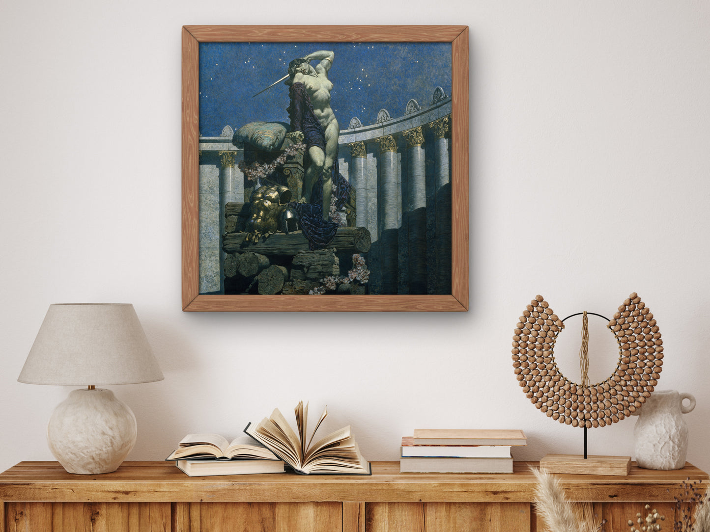 Dido at the Stake by Alexander Rothaug 1935, Wall Art Print, Fine Art Reproduction, Museum Quality Decor, Poster
