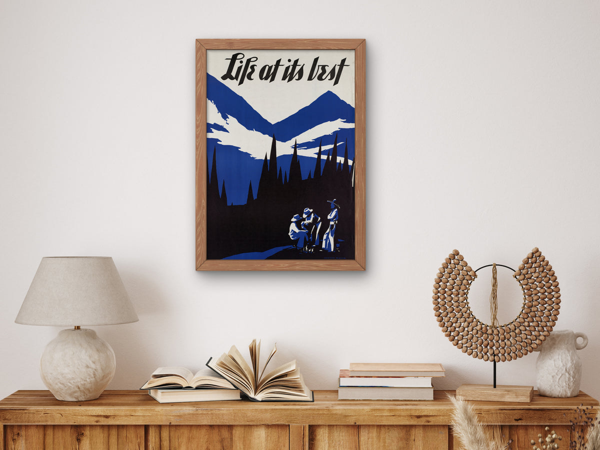 Life at Its Best by Dorothy Waugh 1930, Wall Art Print, Fine Art Reproduction, Museum Quality Decor, Poster