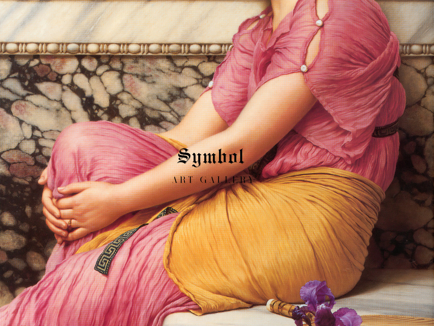 Absence Makes the Heart Grow Fonder by John William Godward 1912, Wall Art Print, Fine Art Reproduction, Museum Quality Decor, Poster