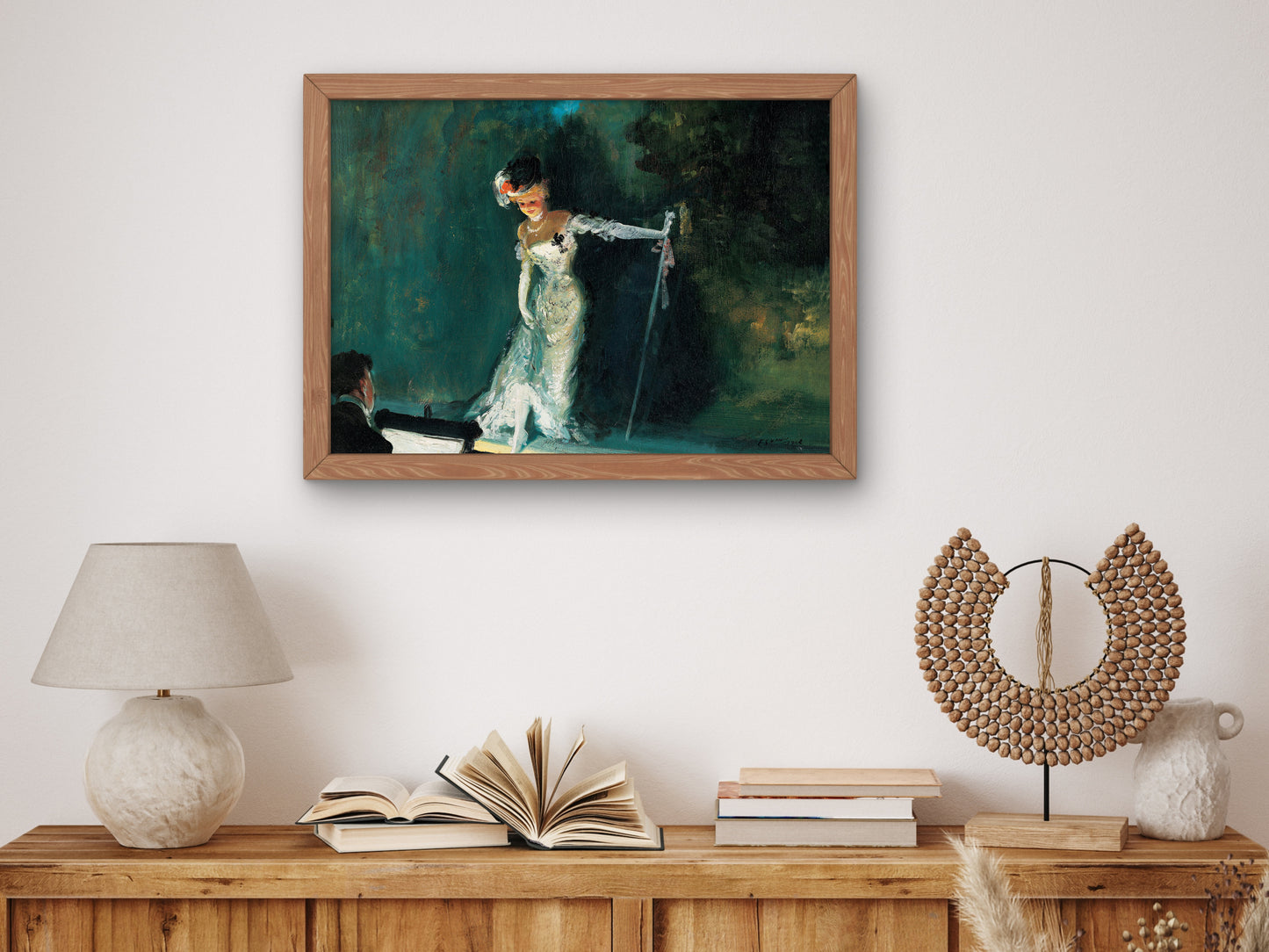Revue by Everett Shinn 1908, Wall Art Print, Fine Art Reproduction, Museum Quality Decor, Poster