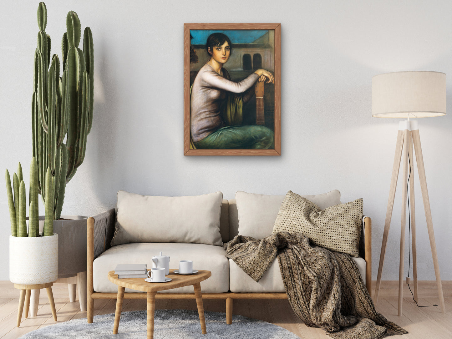 Andalusian Sadness by Julio Romero de Torres, Wall Art Print, Fine Art Reproduction, Museum Quality Decor, Poster