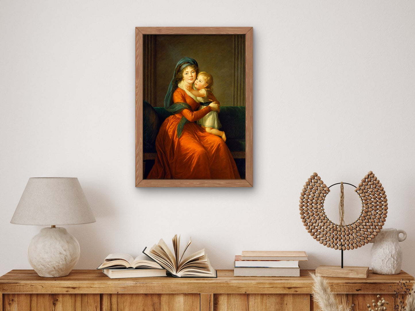 Portrait of Princess Alexandra Golitsyna and Her Son Piotr by Elisabeth Vigée Le Brun 1794, Wall Art Print, Fine Art Reproduction