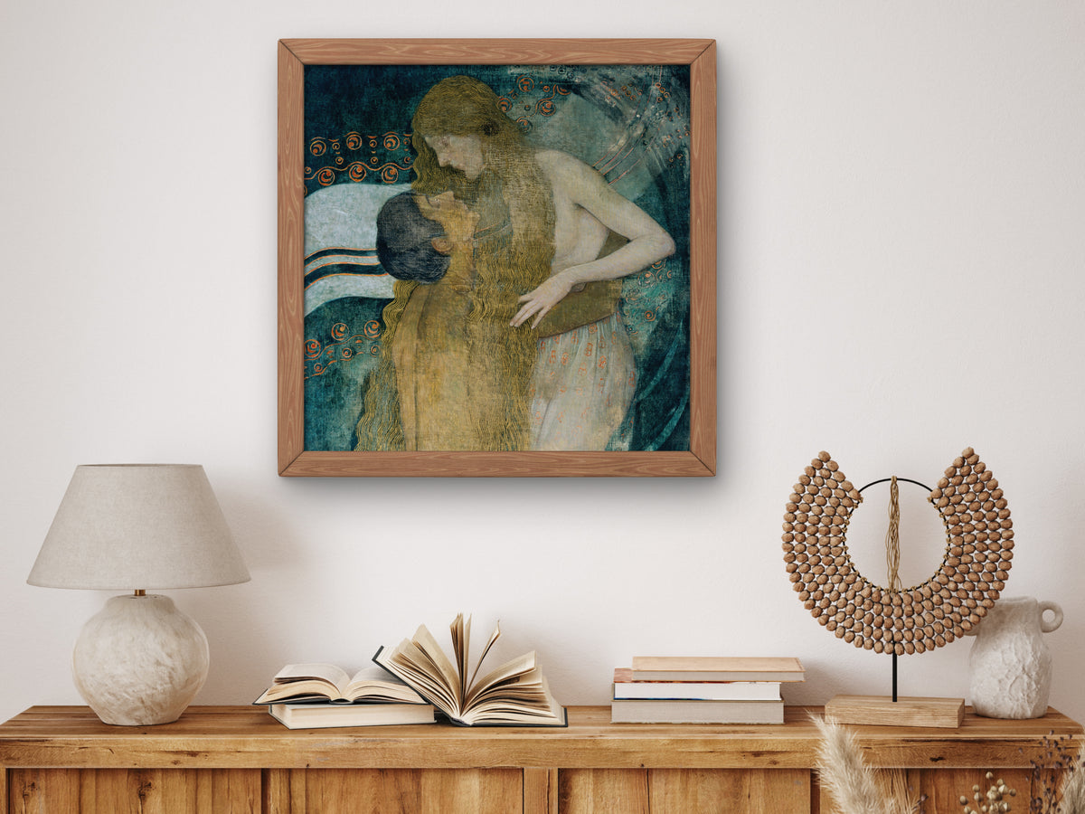 Embrace by Wilhelm List 1905, Wall Art Print, Fine Art Reproduction, Museum Quality Decor, Poster