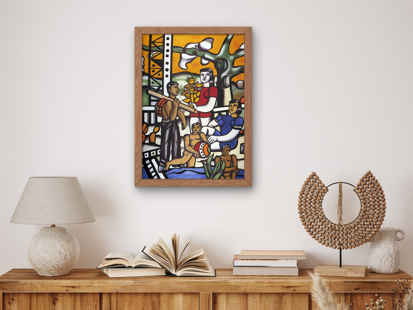 The Camper by Fernand Léger 1926, Wall Art Print, Fine Art Reproduction, Museum Quality Decor, Poster