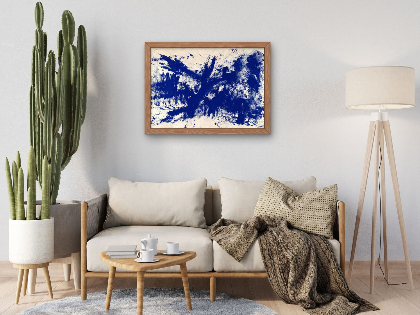La grande Anthropométrie bleue ANT 105 by Yves Klein 1960, Wall Art Print, Fine Art Reproduction, Museum Quality Decor, Poster