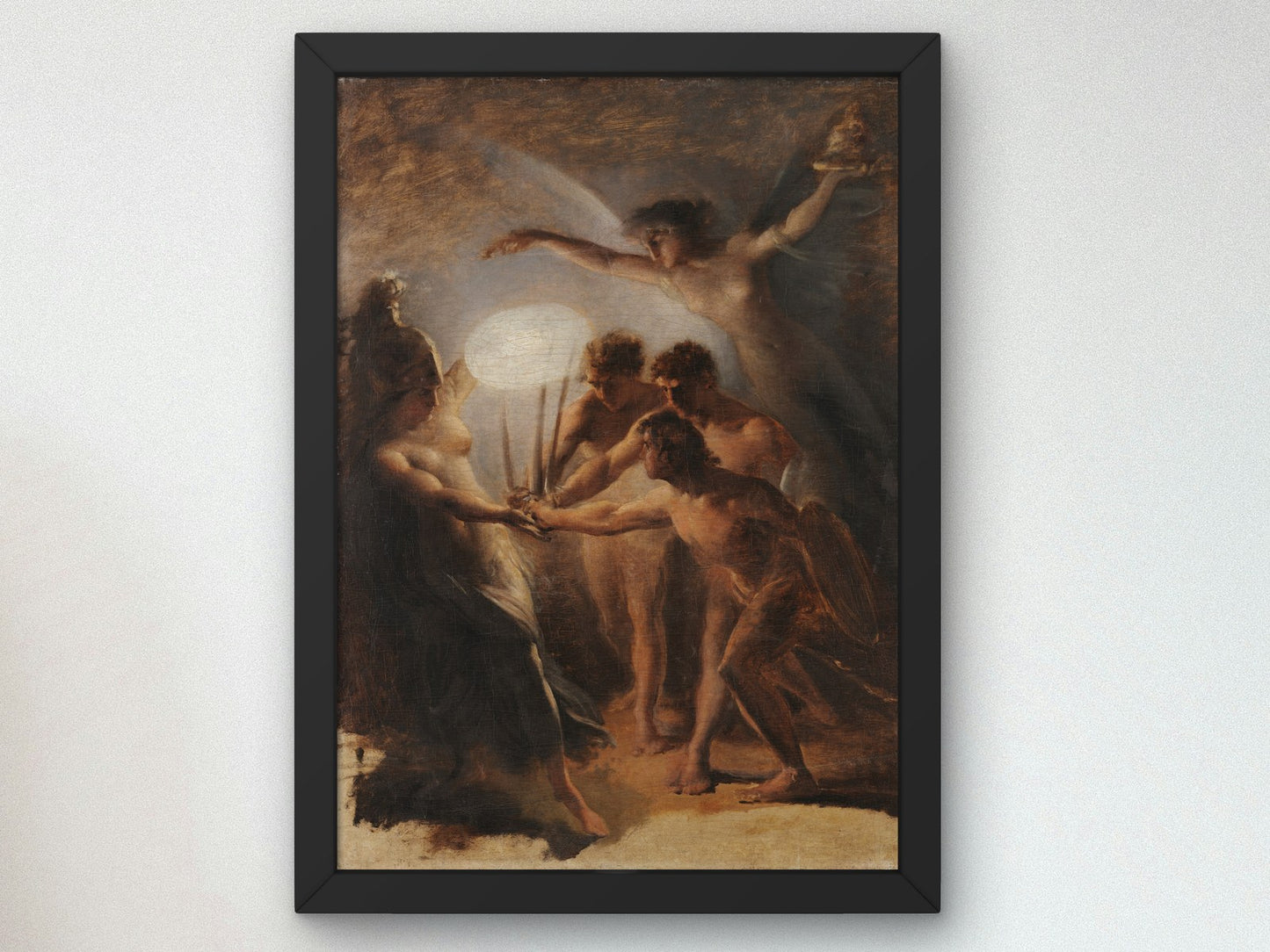 Allegory to the Allegiance between Portugal England and Spain by Domingos Sequeira 1813, Wall Art Print, Fine Art Reproduction